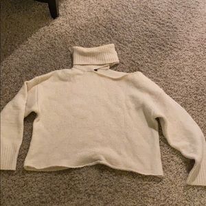 Forever 21 cut out turtleneck sweater